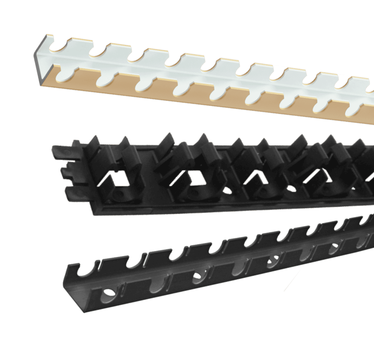 KAN-therm - Systém Rail - Profily pro montování trubek plošného topení